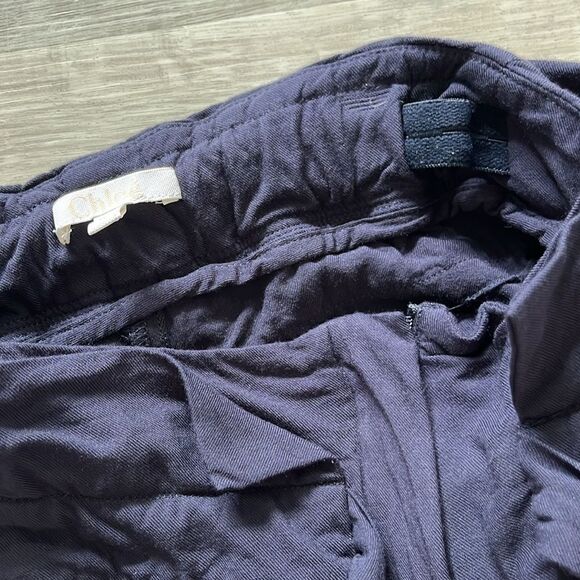 Chloé Girls‎ Shorts Navy High Waist - Youth Kids Size 4 Years - Picture 7 of 9